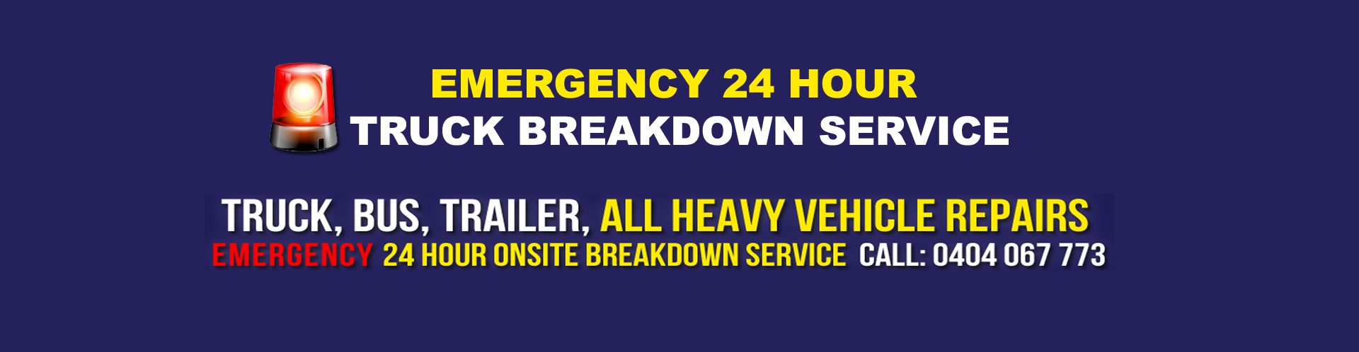 24 Hour Truck Repairs Sydney